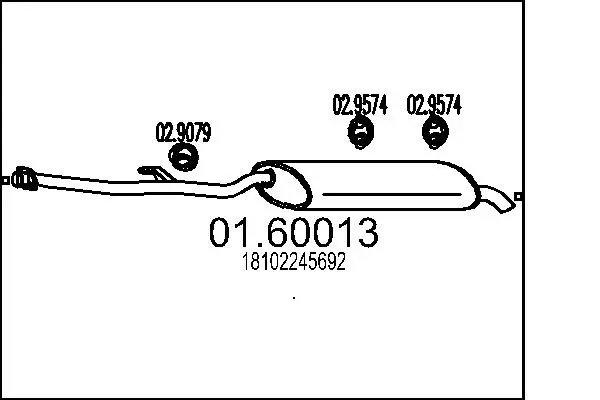 крайно гърне MTS                 