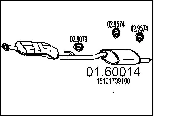 крайно гърне MTS                 