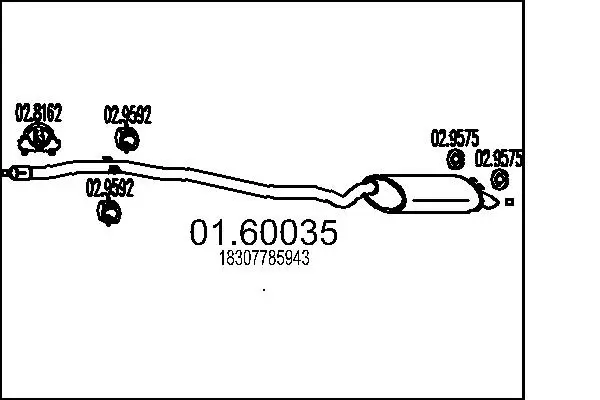 крайно гърне MTS                 