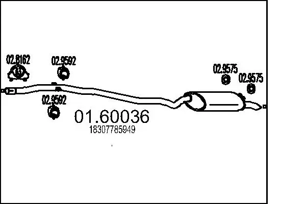 крайно гърне MTS                 
