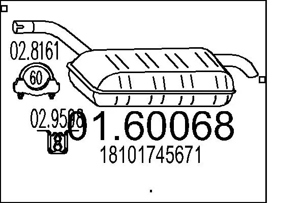 крайно гърне MTS                 