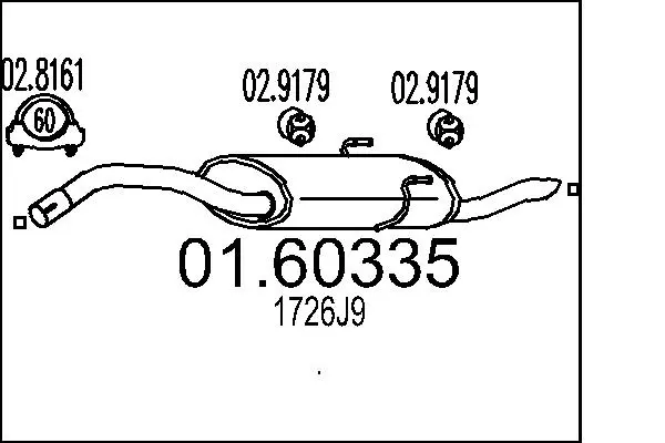 крайно гърне MTS                 