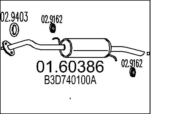 крайно гърне MTS                 