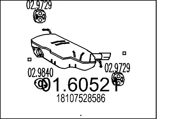 крайно гърне MTS                 