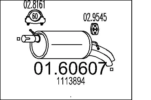 крайно гърне MTS                 