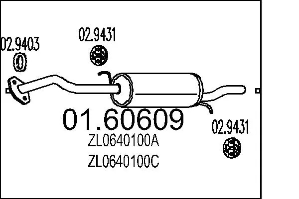 крайно гърне MTS                 