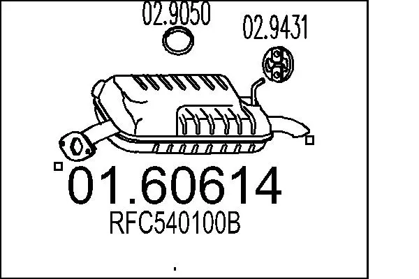 крайно гърне MTS                 