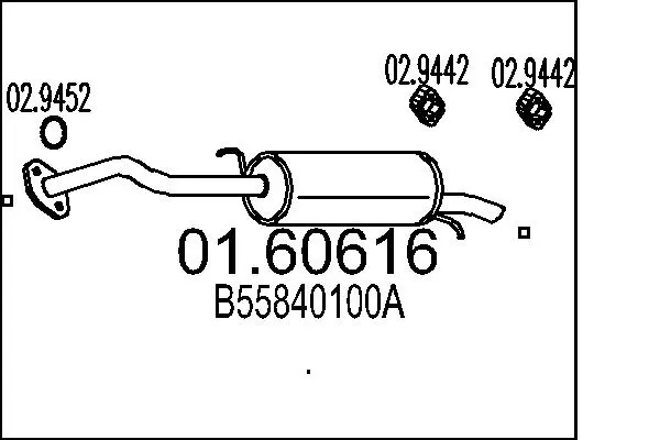 крайно гърне MTS                 