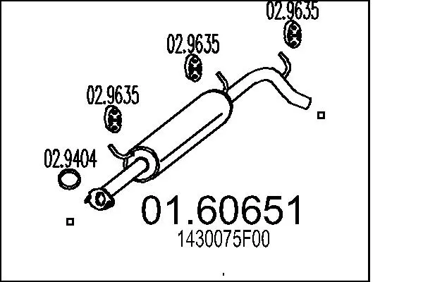 крайно гърне MTS                 