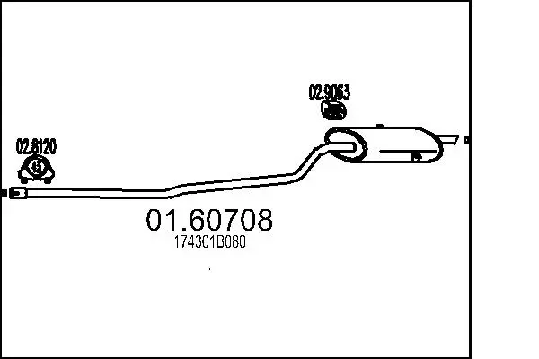 крайно гърне MTS                 