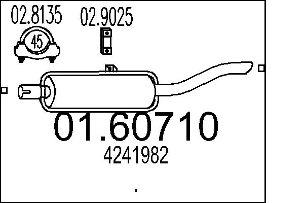 крайно гърне MTS                 