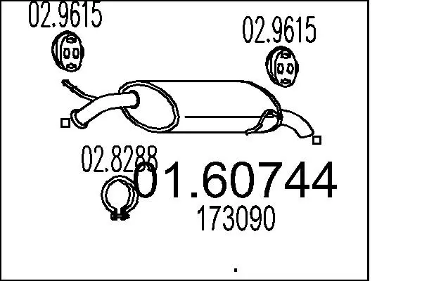 крайно гърне MTS                 