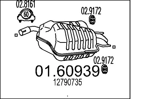 крайно гърне MTS                 