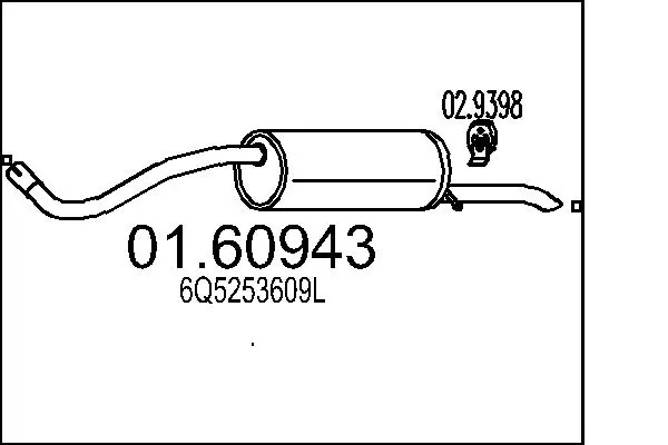 крайно гърне MTS                 
