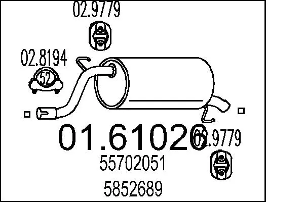 крайно гърне MTS                 