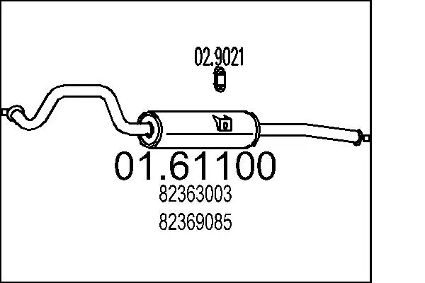 крайно гърне MTS                 
