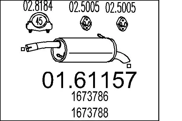 крайно гърне MTS                 