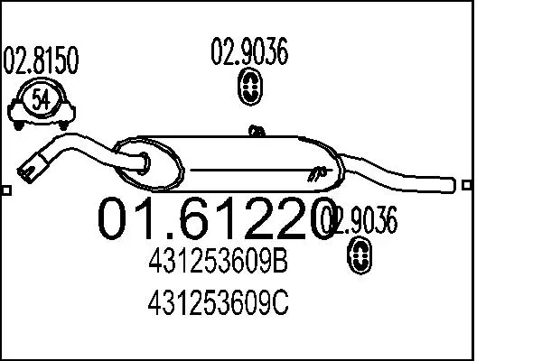 крайно гърне MTS                 