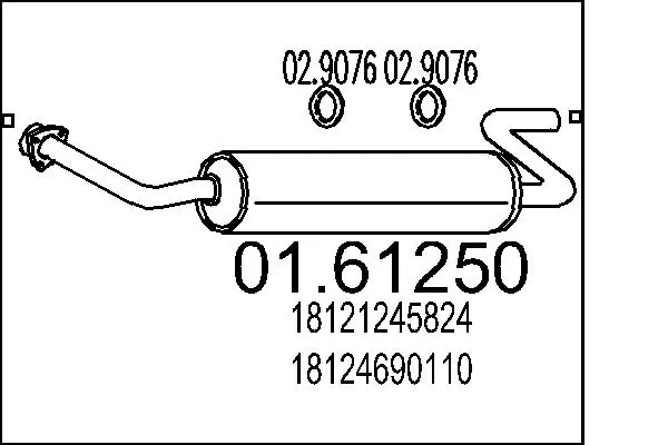 крайно гърне MTS                 