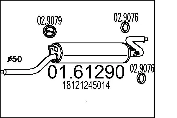 крайно гърне MTS                 