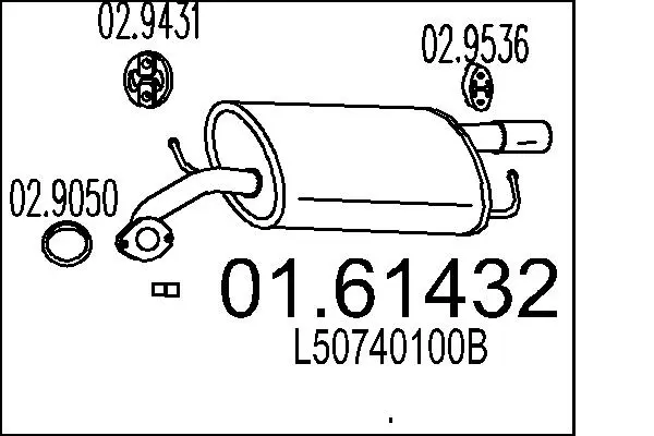 крайно гърне MTS                 