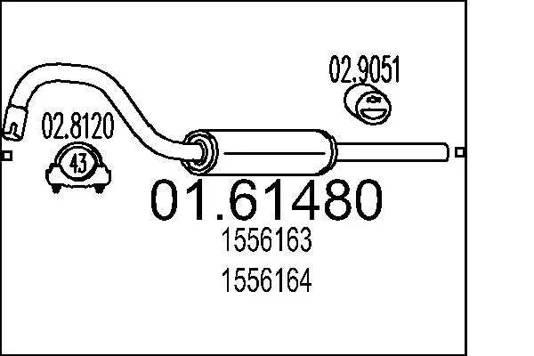 крайно гърне MTS                 