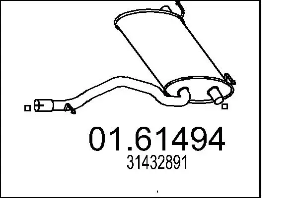 крайно гърне MTS                 