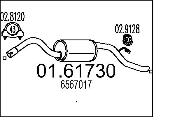 крайно гърне MTS                 