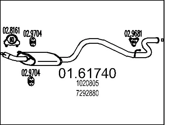 крайно гърне MTS                 