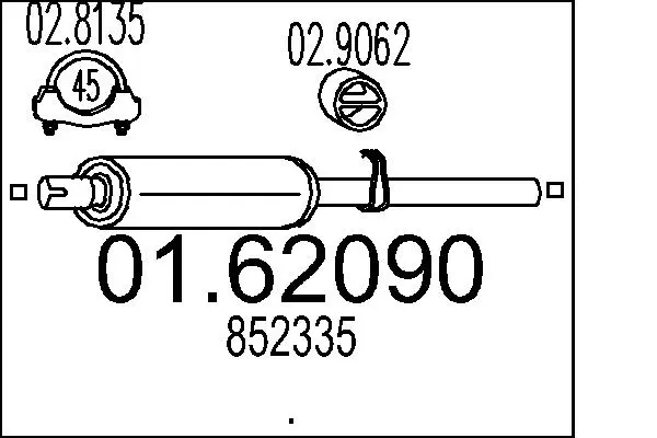 крайно гърне MTS                 