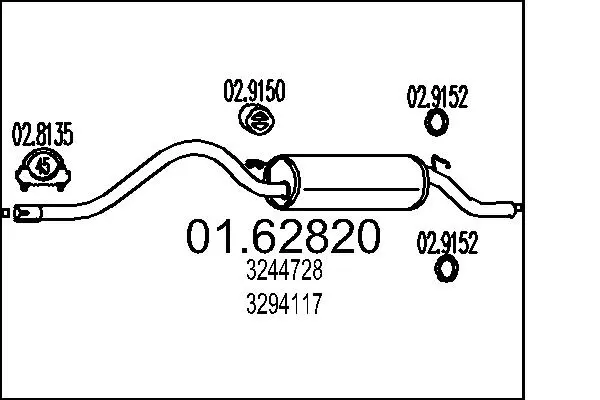 крайно гърне MTS                 