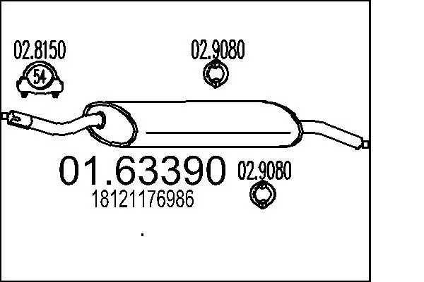 крайно гърне MTS                 