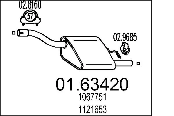 крайно гърне MTS                 