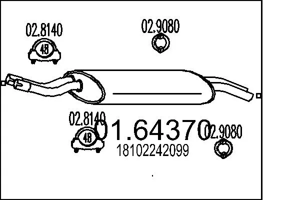 крайно гърне MTS                 