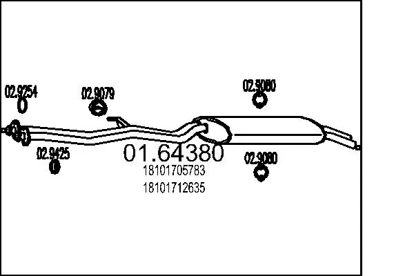 крайно гърне MTS                 