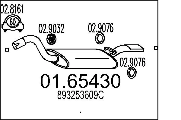 крайно гърне MTS                 