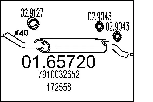 крайно гърне MTS                 
