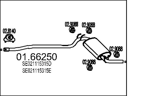 крайно гърне MTS                 