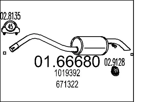 крайно гърне MTS                 