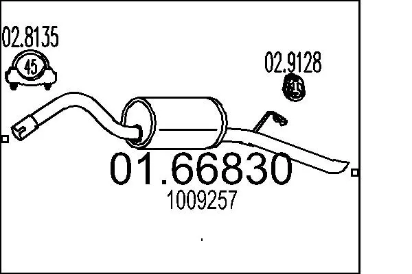 крайно гърне MTS                 