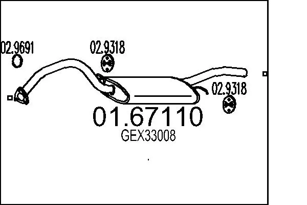 крайно гърне MTS                 