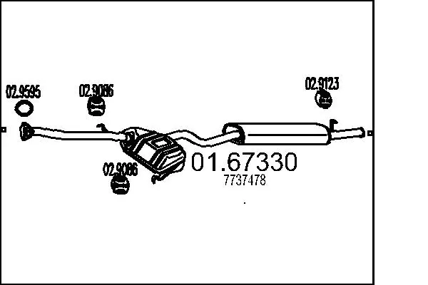 крайно гърне MTS                 