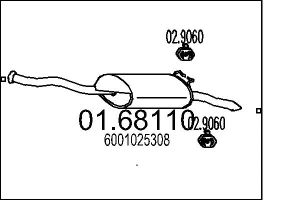 крайно гърне MTS                 