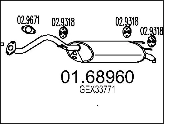 крайно гърне MTS                 