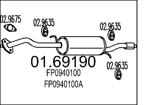 крайно гърне MTS                 