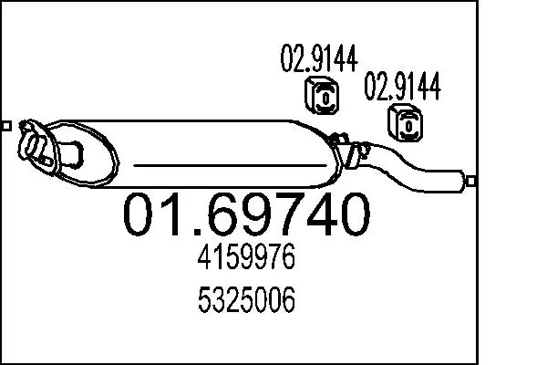 крайно гърне MTS                 