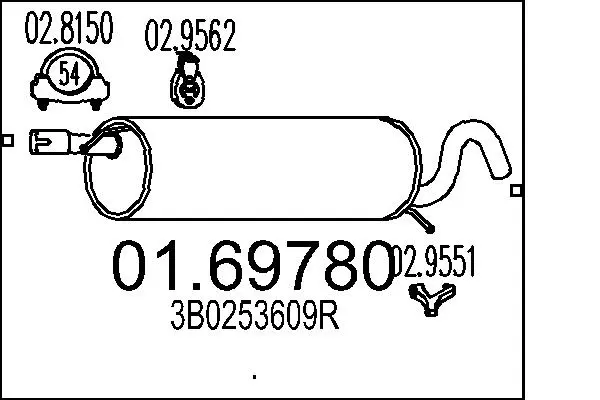 крайно гърне MTS                 