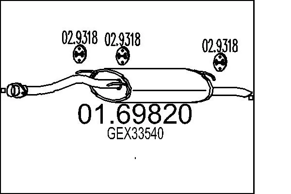 крайно гърне MTS                 