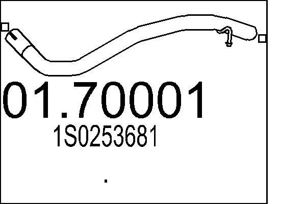 изпускателна тръба MTS                 