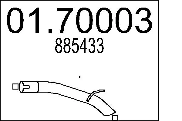 изпускателна тръба MTS                 